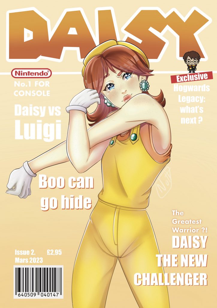 Daisy - Magazine Cover de la série Couverture de Magazine Mario - 2023