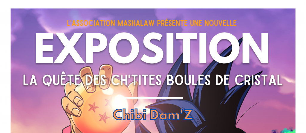 Exposition - La Quête des Ch'tites Boules de Cristal - Chibi Dam'Z - Juin 2023